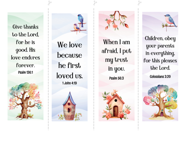 Children's Christian Bookmarks - Image 2